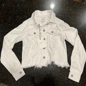 NWT Rebel Frayed Jean Jacket by Hidden XS